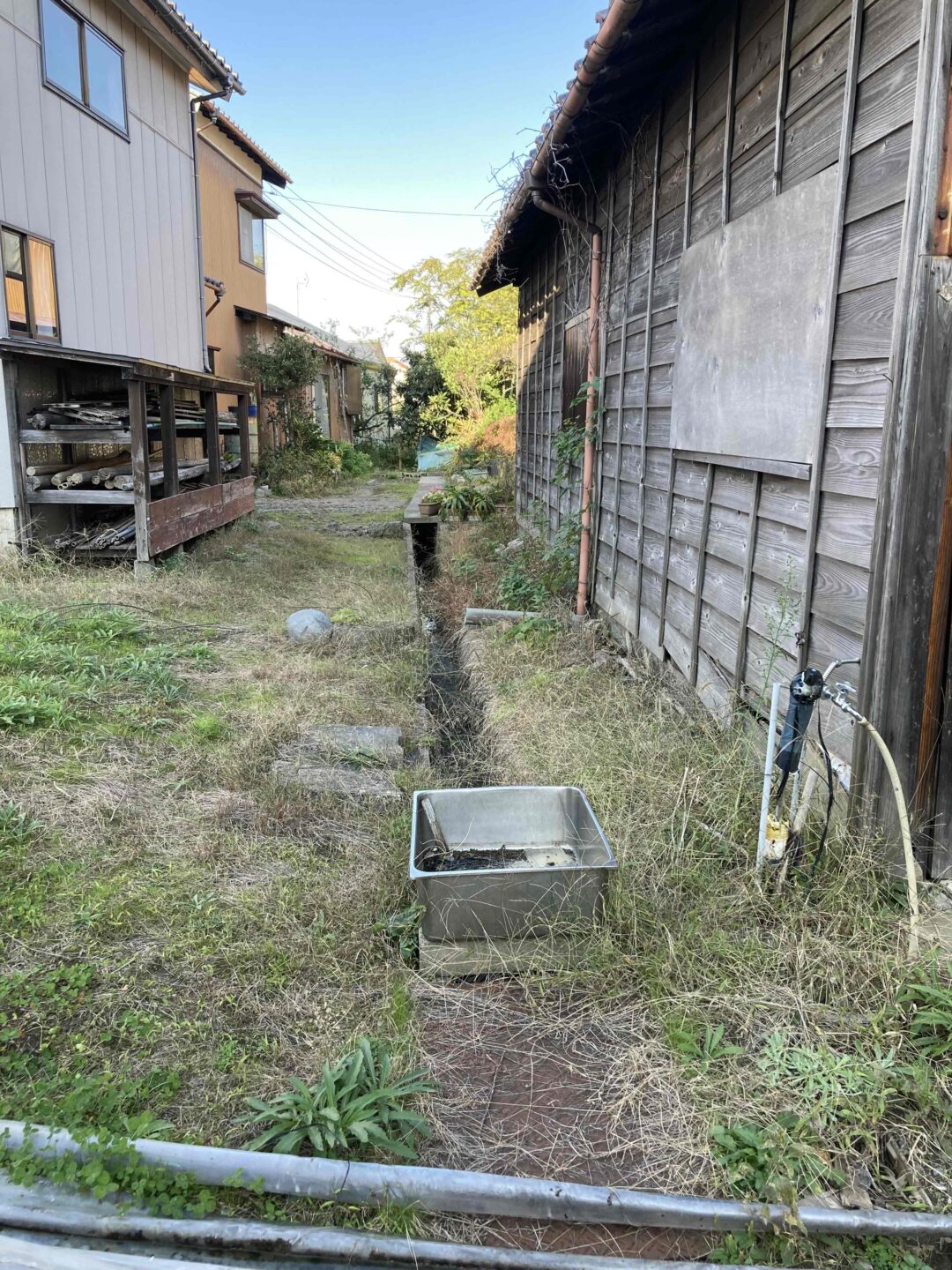 隣地との境界(道路有) 隣地との境界(道路有)