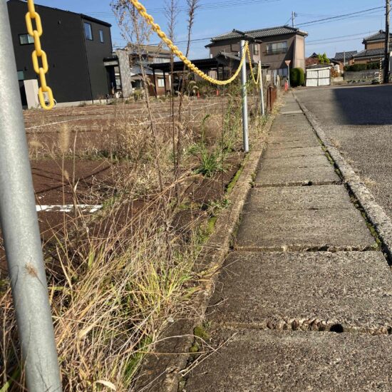 側溝部分 側溝部分