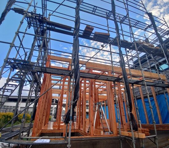 外観（工事中）